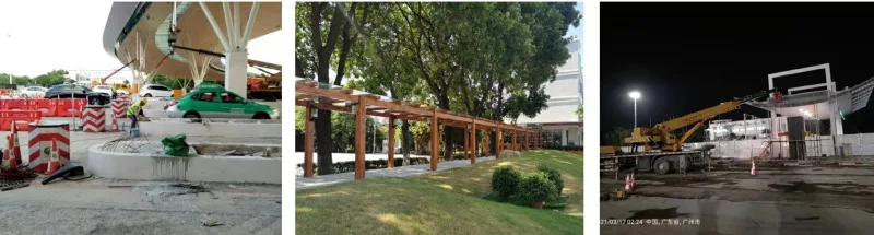 广州高速公路路段维护与涂装施工 广州机场高速公路蚌湖路段路面维修施工